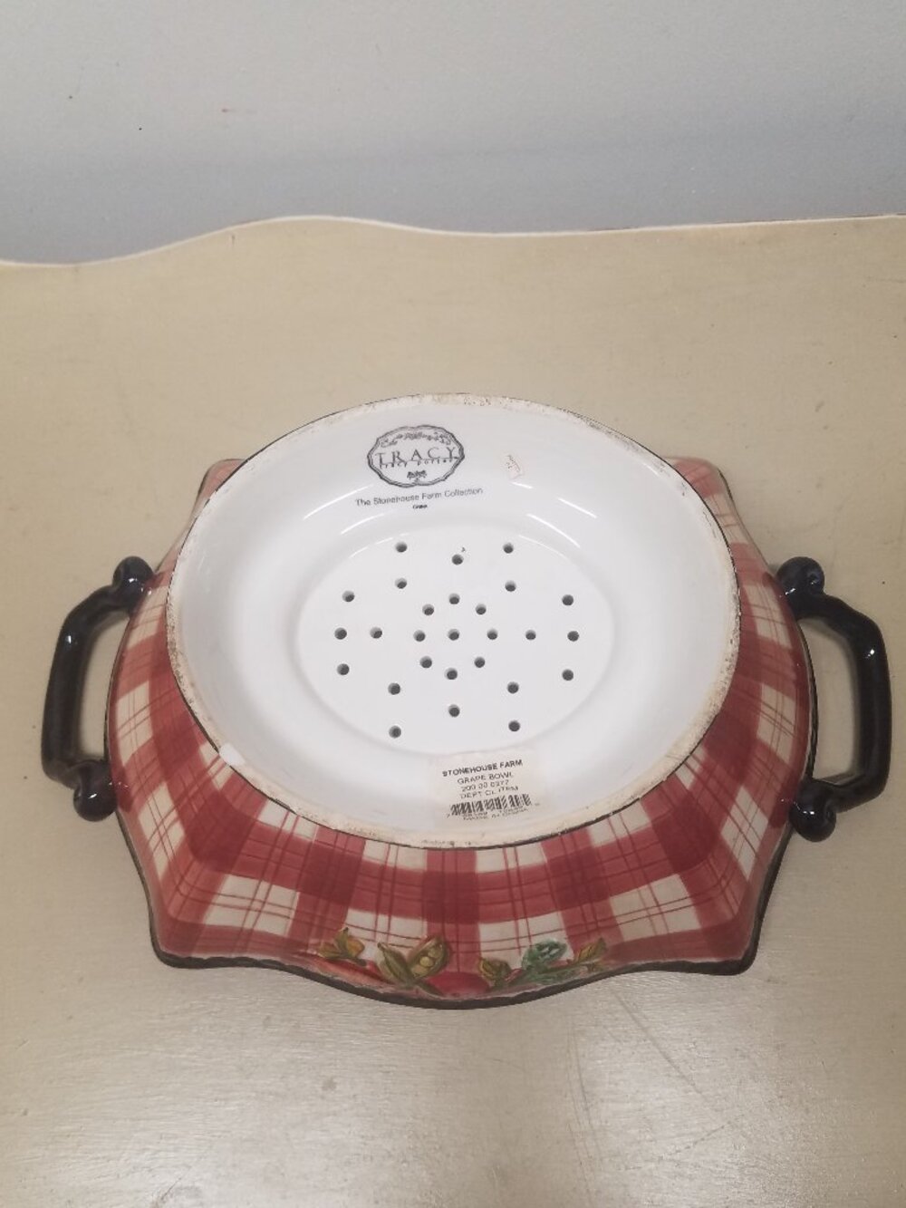 Tracy Porter Stonehouse Farm Collection Grape Bowl - Picture 10 of 10